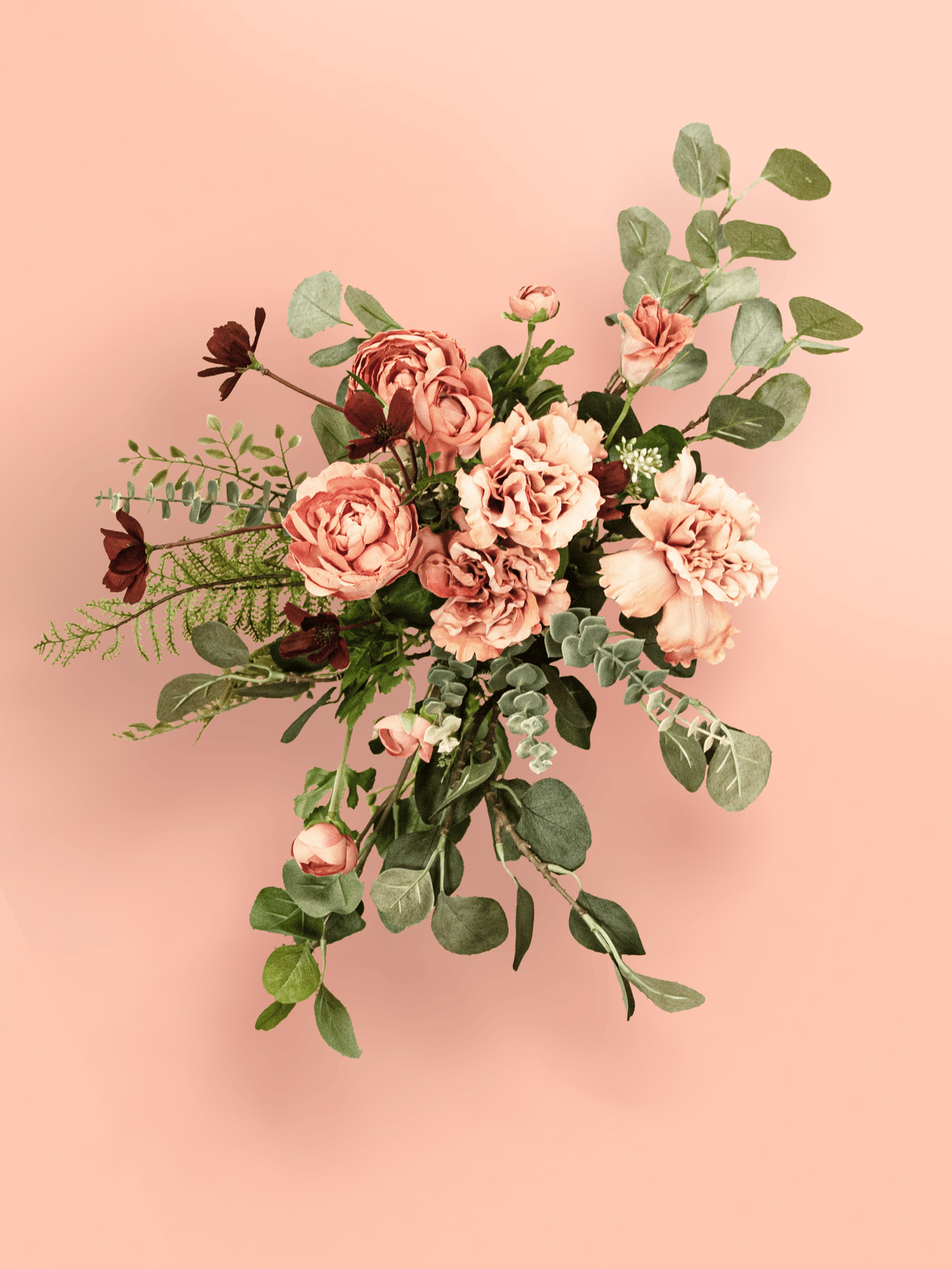 A Lisianthus/dark pink SMYCKA artificial flower