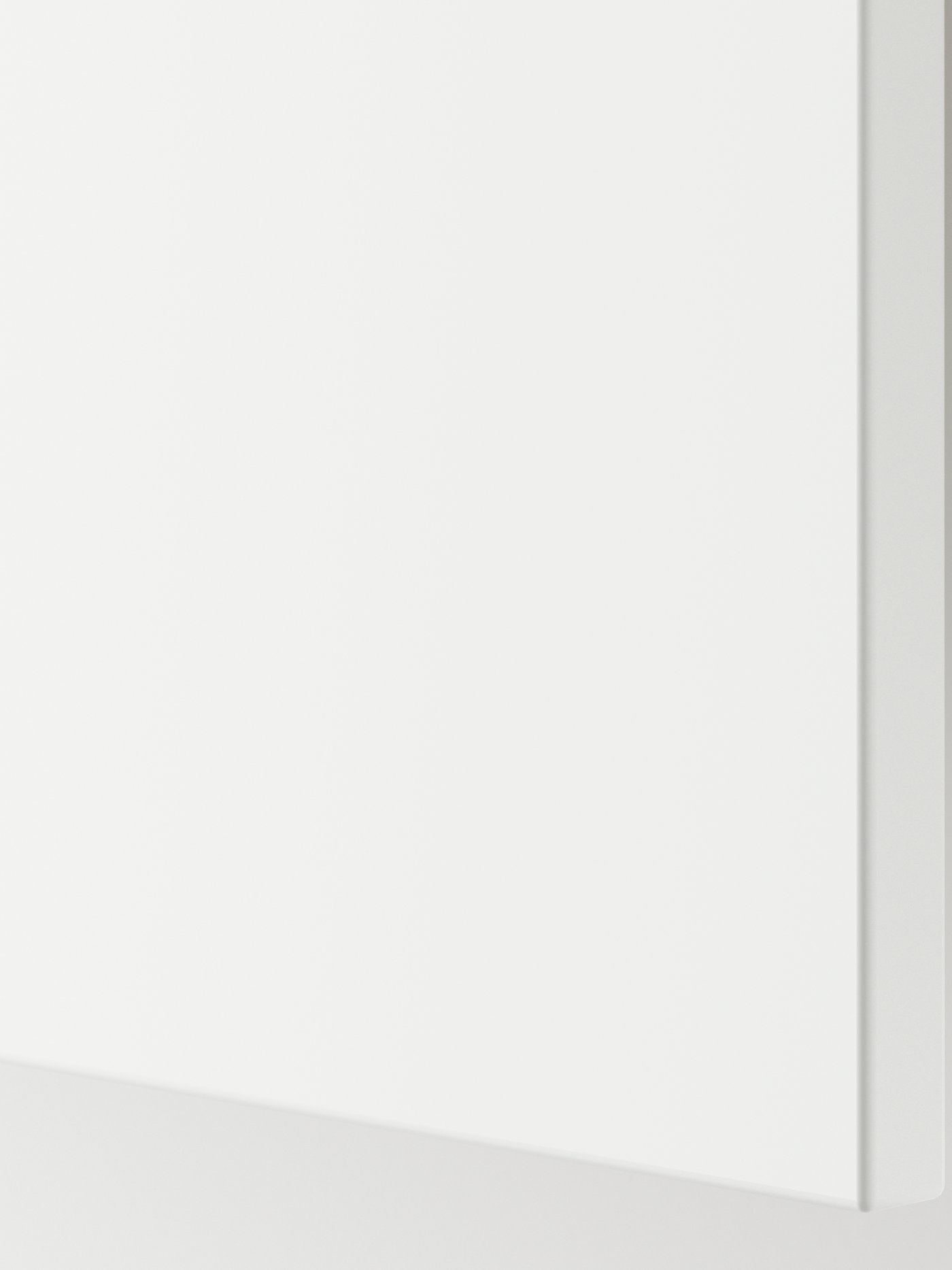 A white VOXTORP cover panel