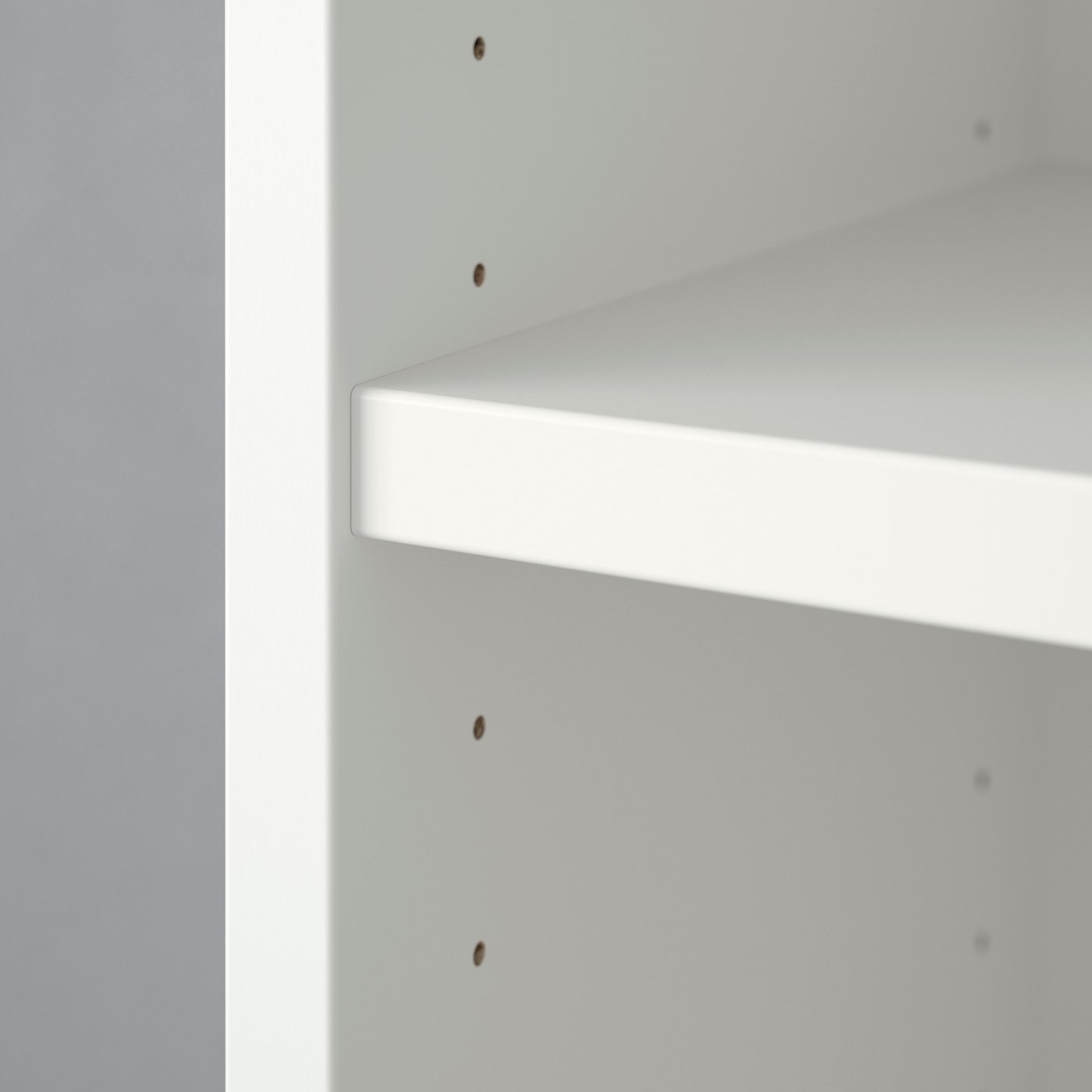 A white BILLY bookcase