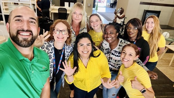 IKEA Coworkers posing for a photo