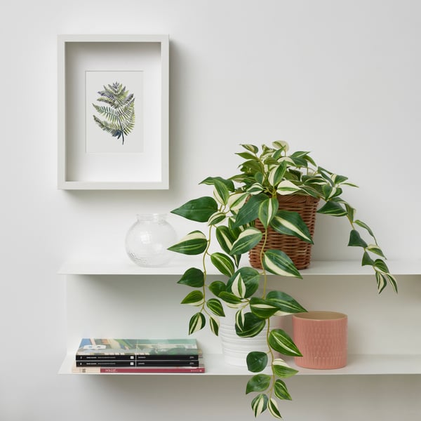 An in/outdoor/tradescantia zebrina FEJKA artificial potted plant