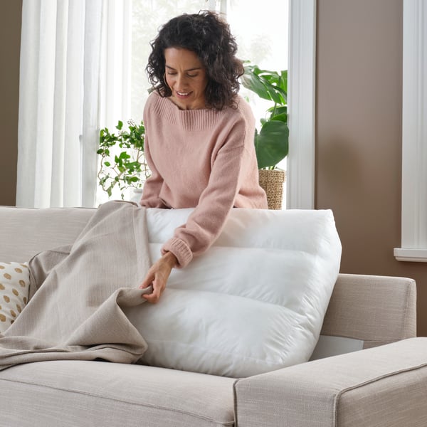 A for replacement KIVIK inner back cushion for 3-seat sofa in the living room