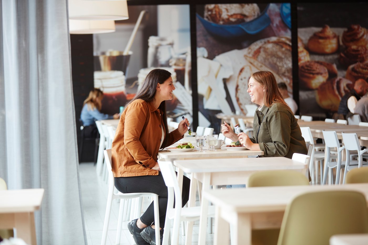 people having a meal at the IKEA Restaurant