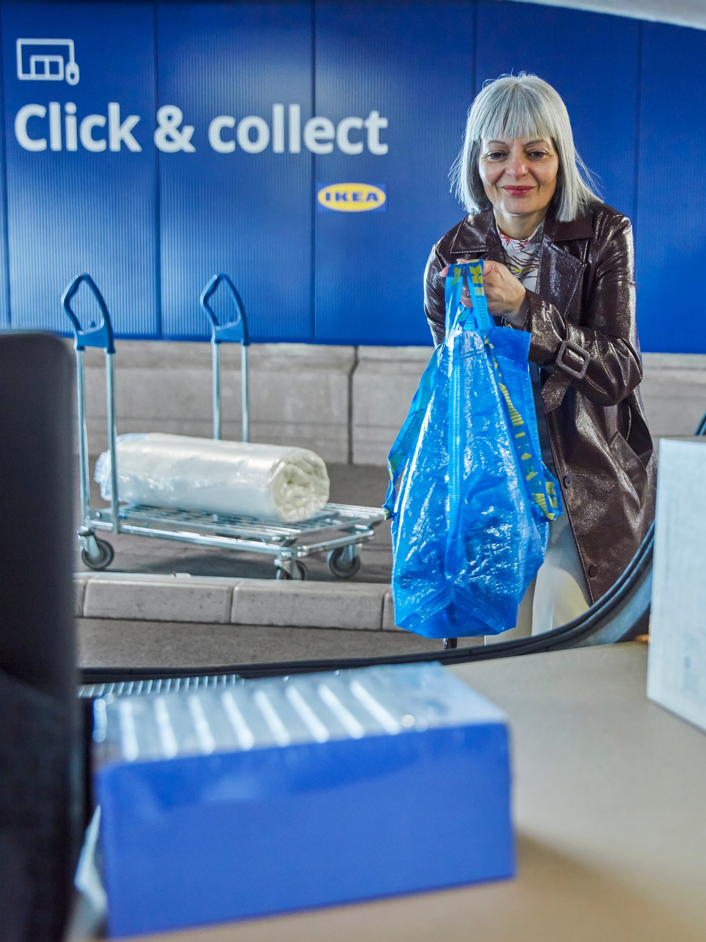 Customer who uses the click and collect service