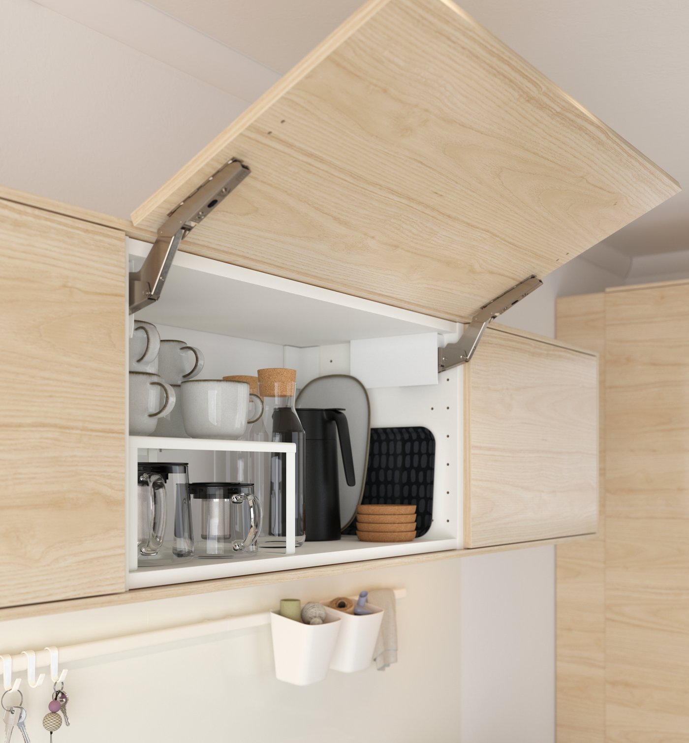 A white VARIERA shelf insert