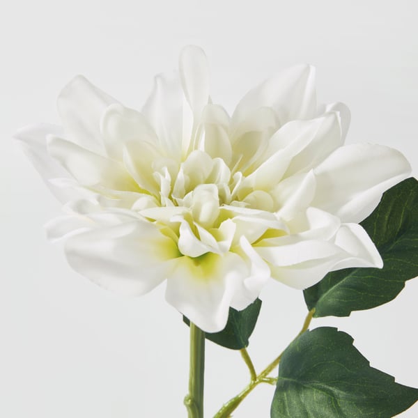 An in/outdoor/Dahlia white SMYCKA artificial flower