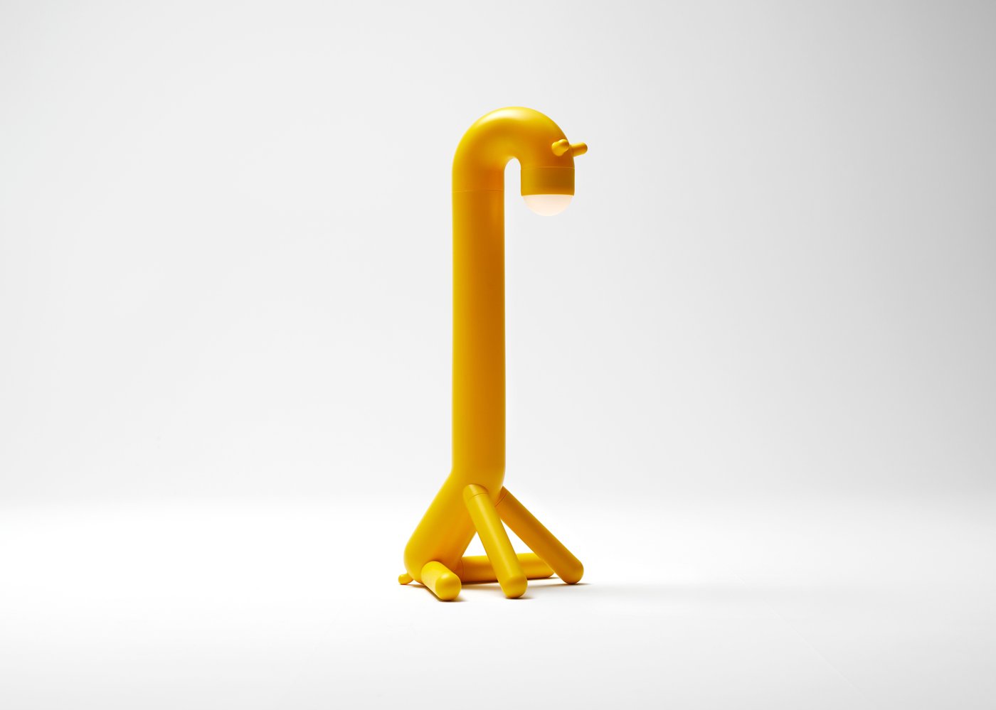 A giraffe/yellow battery-operated GREJSIMOJS LED decoration lighting, floor