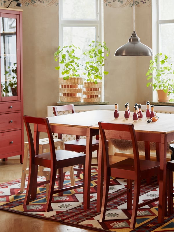 A pewter effect ANKARSPEL pendant lamp