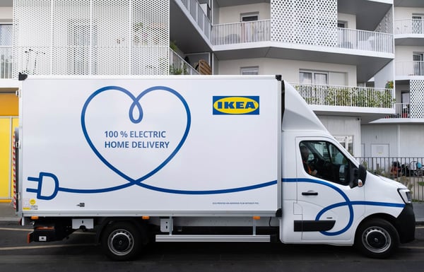 En IKEA lastbil.