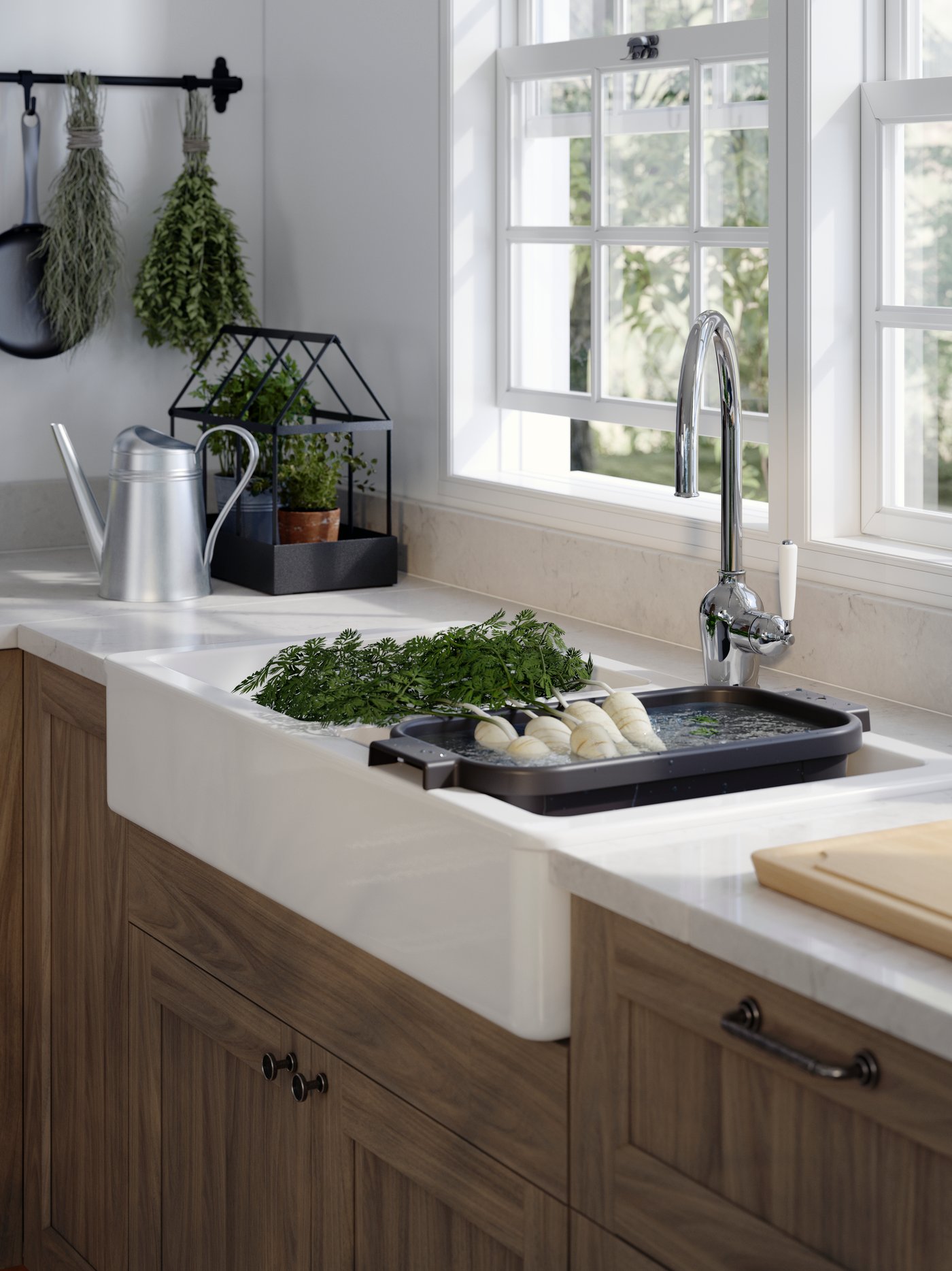 Un comptoir sur mesure KASKER gris marbré/quartz