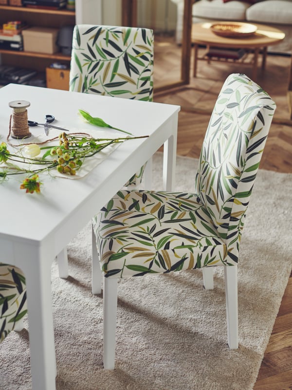 An off-white STOENSE rug, low pile