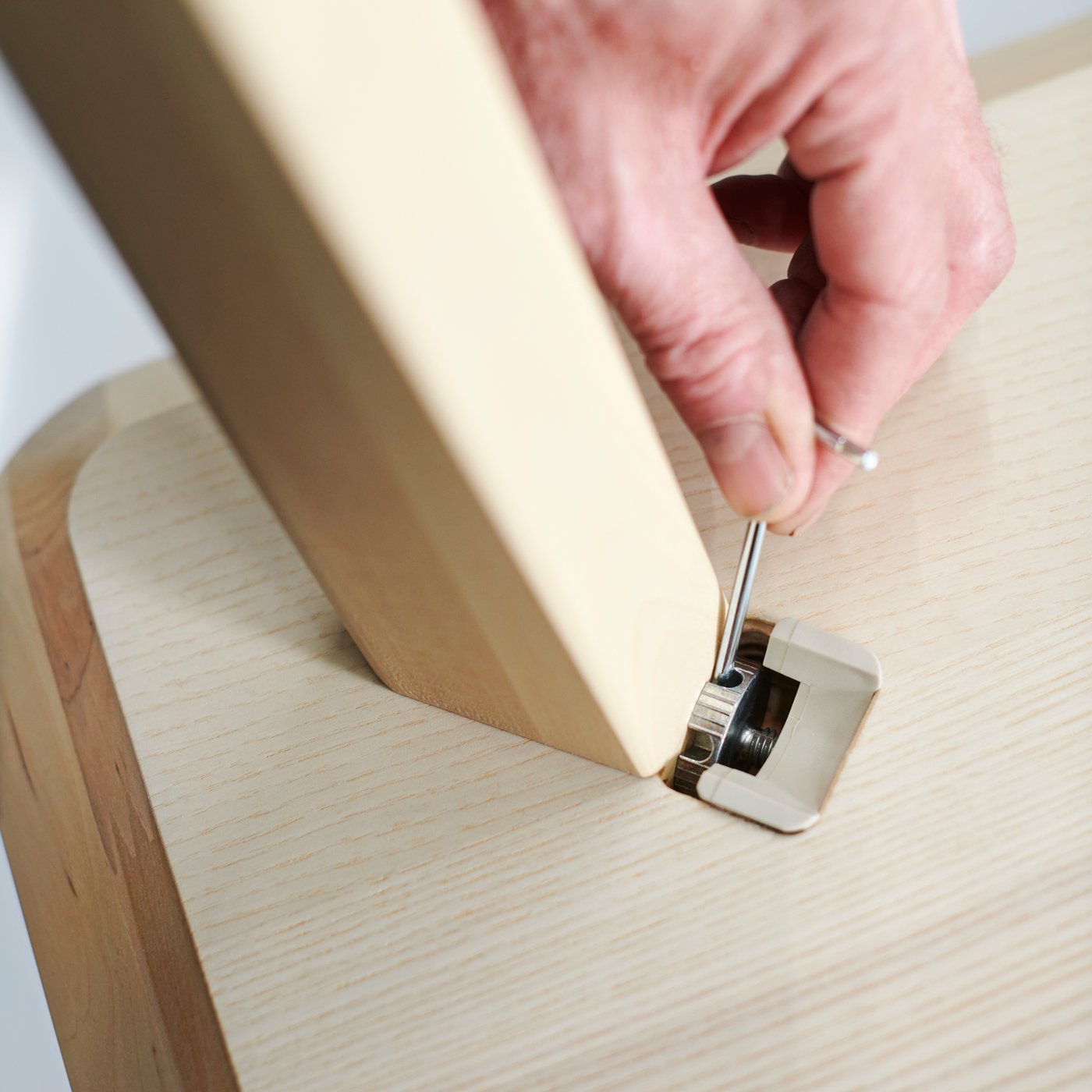 An ash veneer LISABO table.