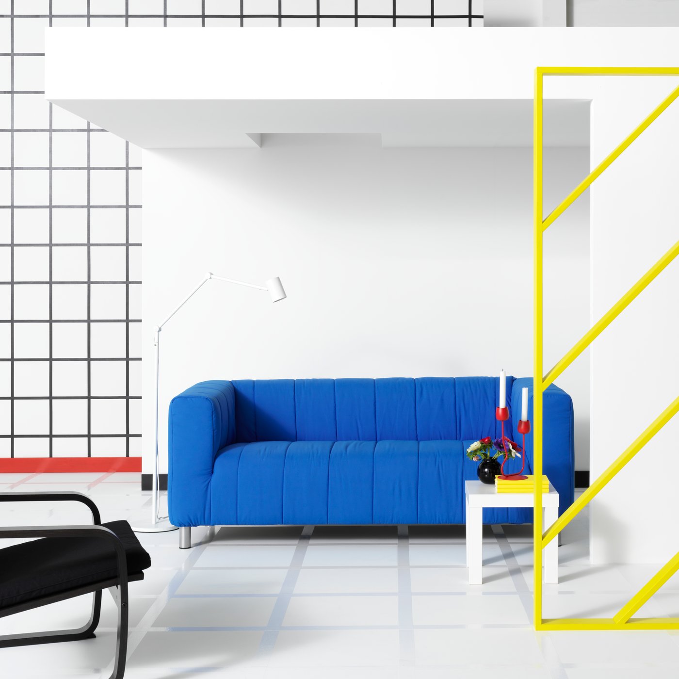 A Långban bright blue KLIPPAN 2-seat sofa