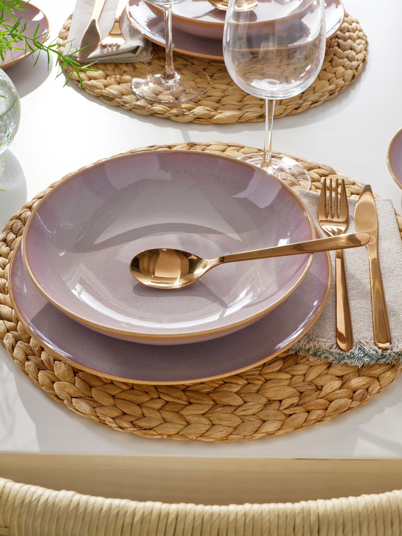 Plato FÄRGKLAR rosa claro