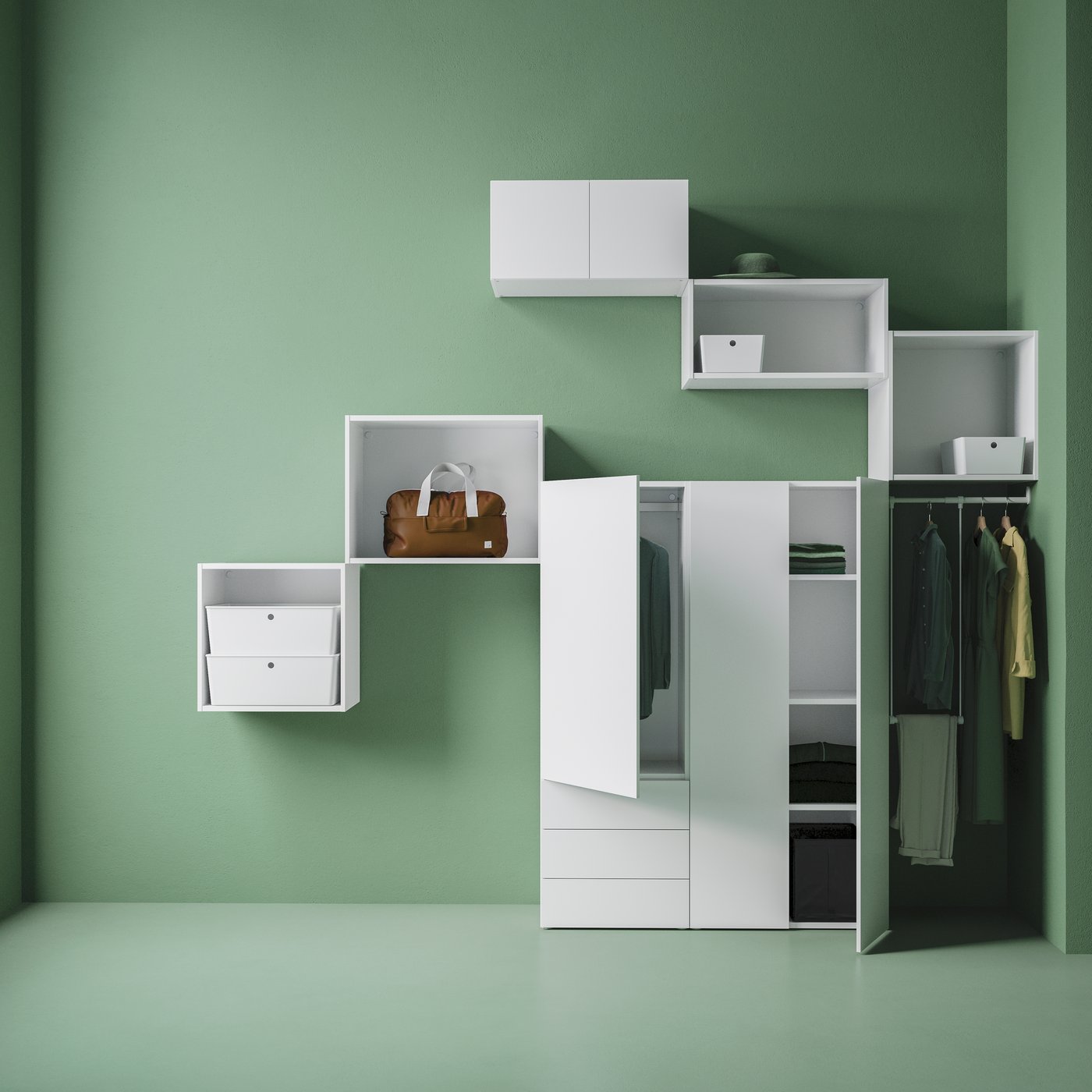 Clique sur l'outil de planification en ligne pour concevoir ta garderobe PLATSA personnelle et individuelle.