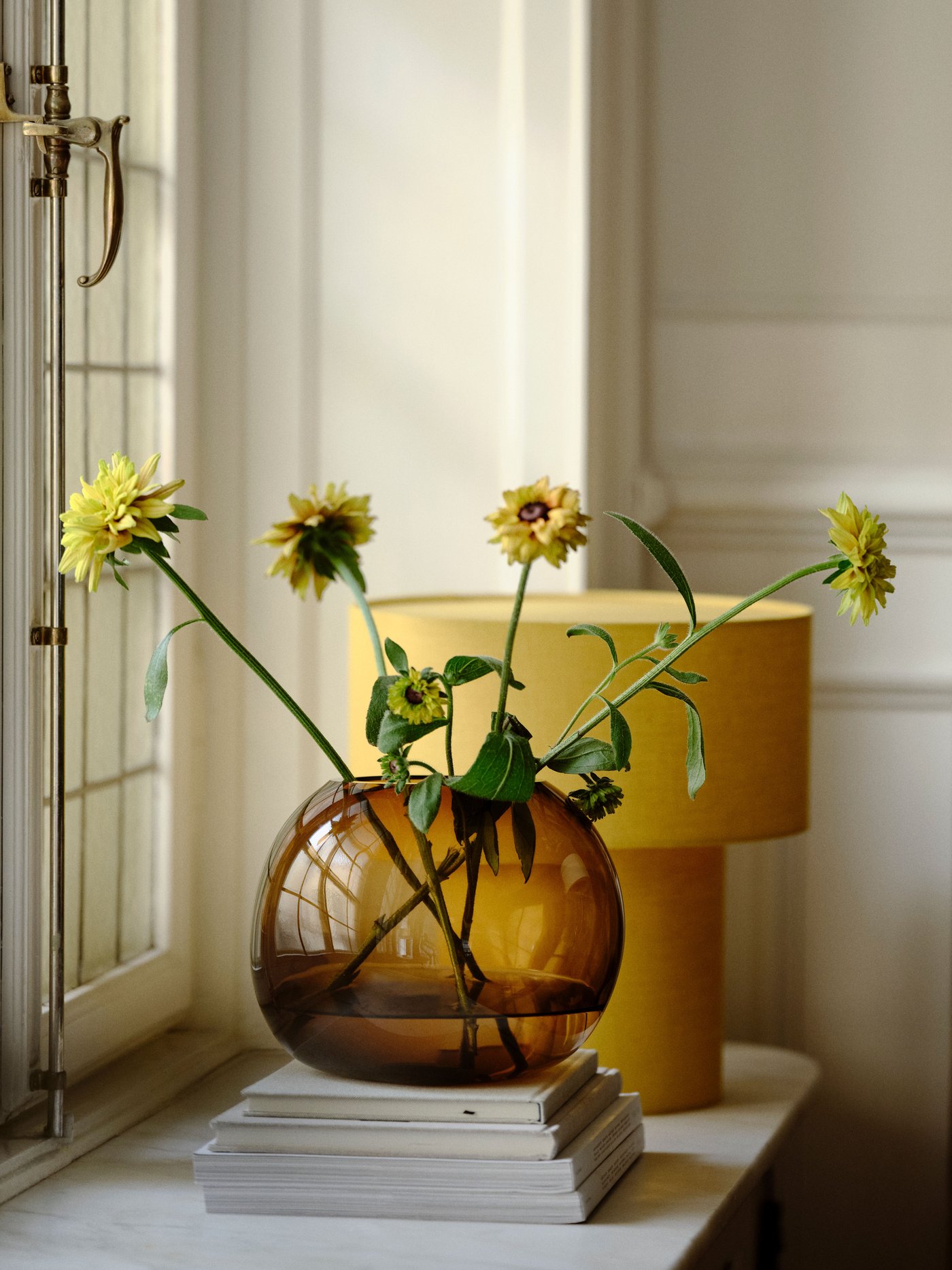 A brown STOCKHOLM 2025 vase
