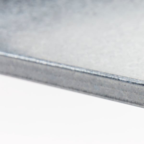 This image is part of a larger image showing a close-up of a corner section of HYLLIS shelving unit.