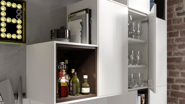 White METOD kitchen cabinets