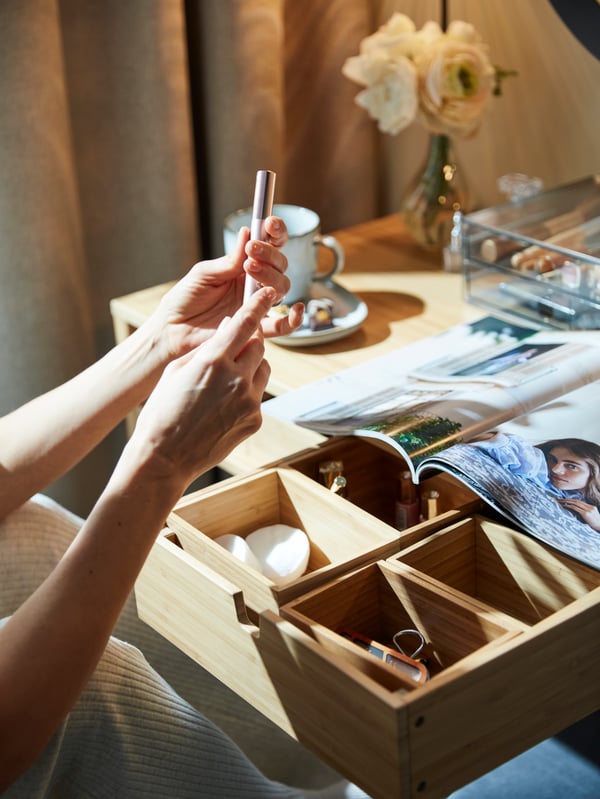 makeup drawer