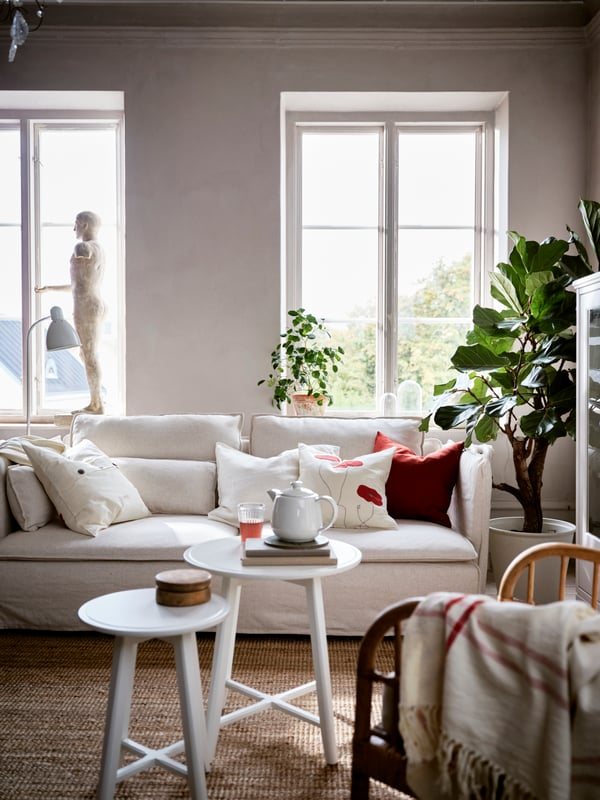 A white LERSTA floor/reading lamp