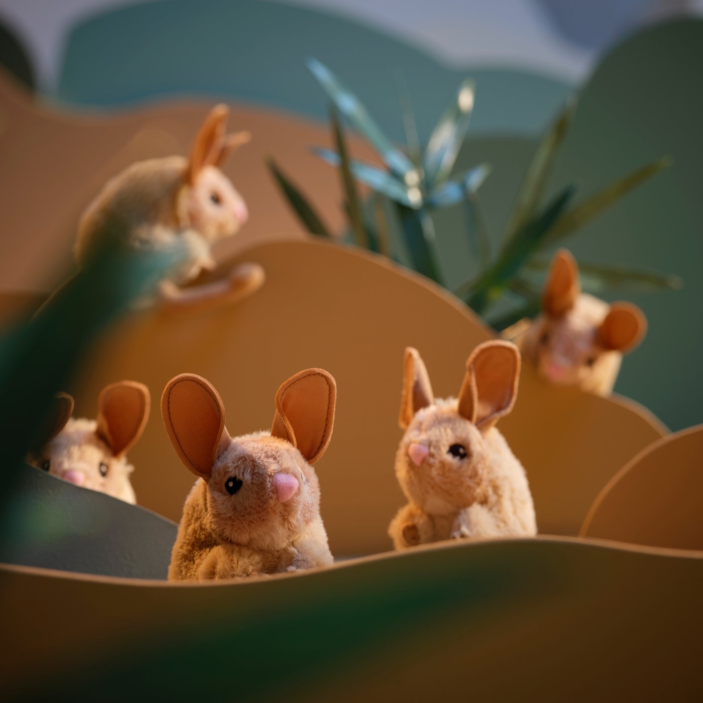 A long-eared jerboa/beige ALPTALL soft toy