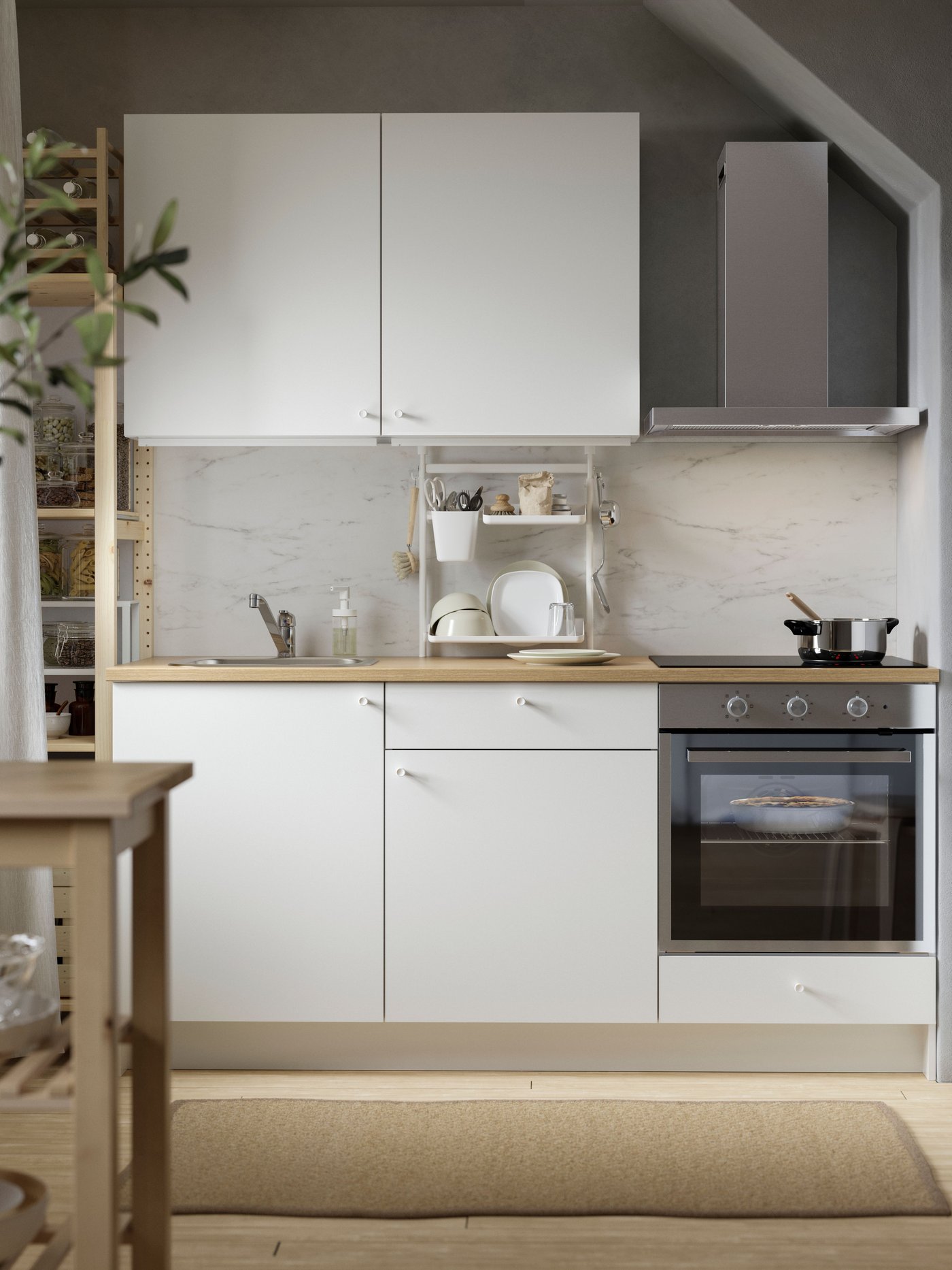 cocina blanca KNOXHULT