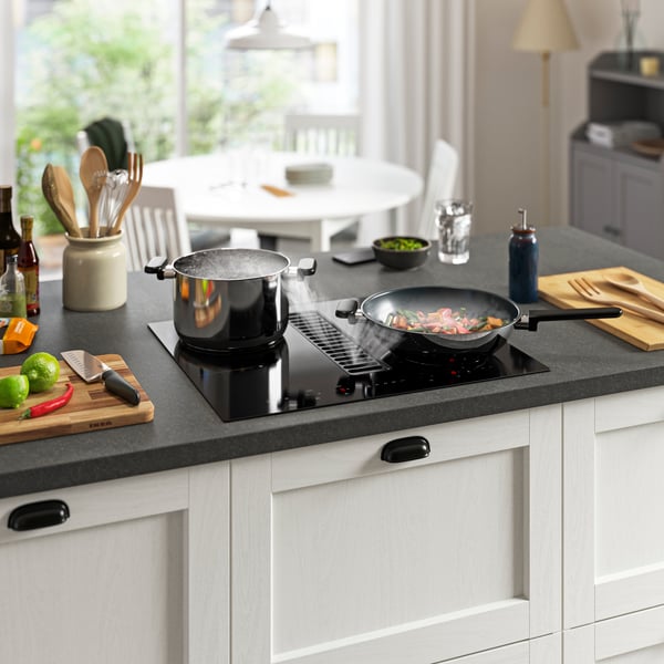An IKEA induction hob in a kitchen