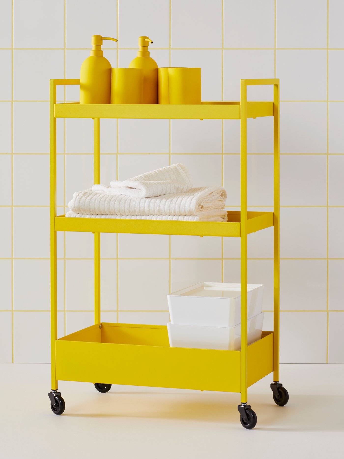 An yellow NISSAFORS trolley