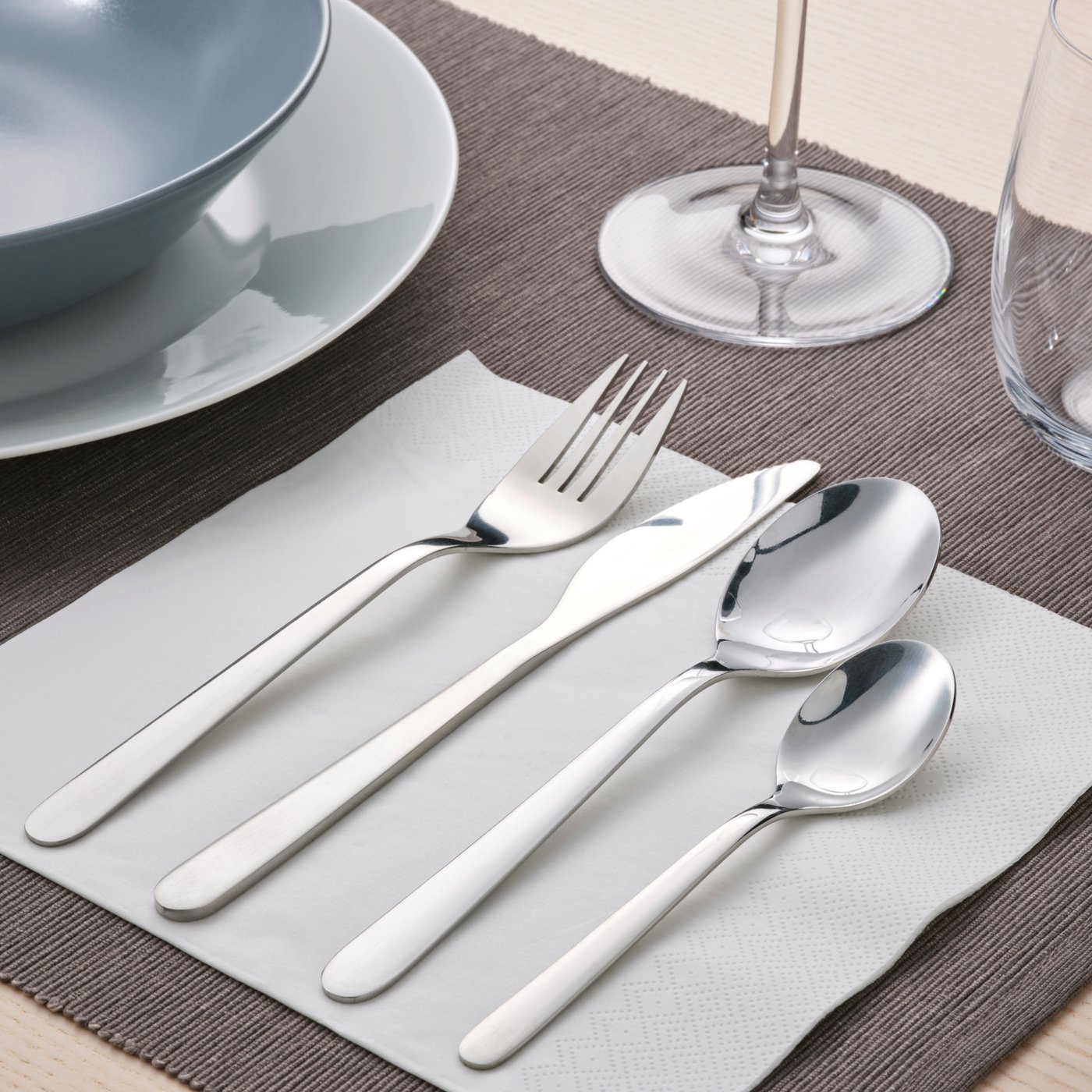 A stainless steel FÖRNUFT spoon