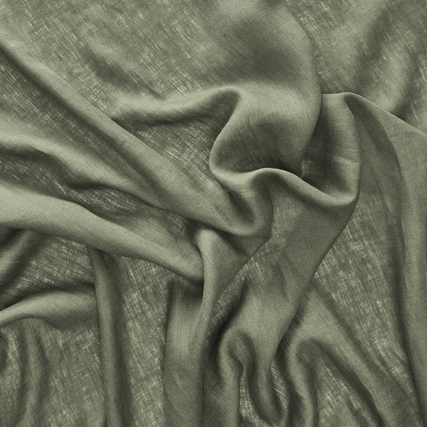 A grey-green/with heading tape DYTÅG curtains, 1 pair in the NA