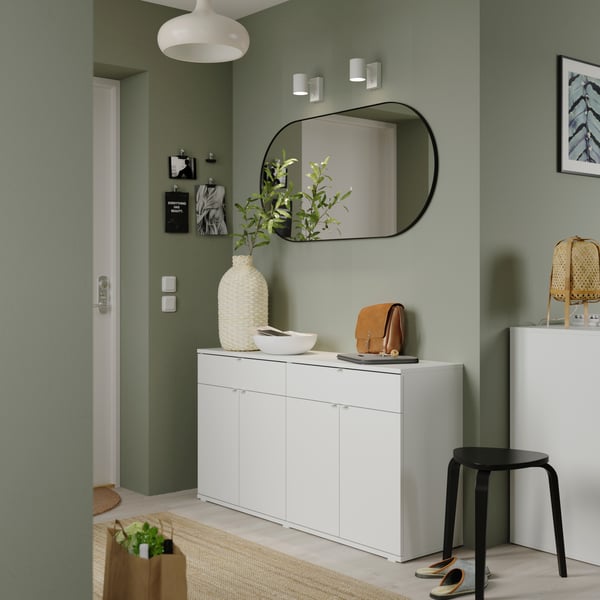 A white VIHALS sideboard