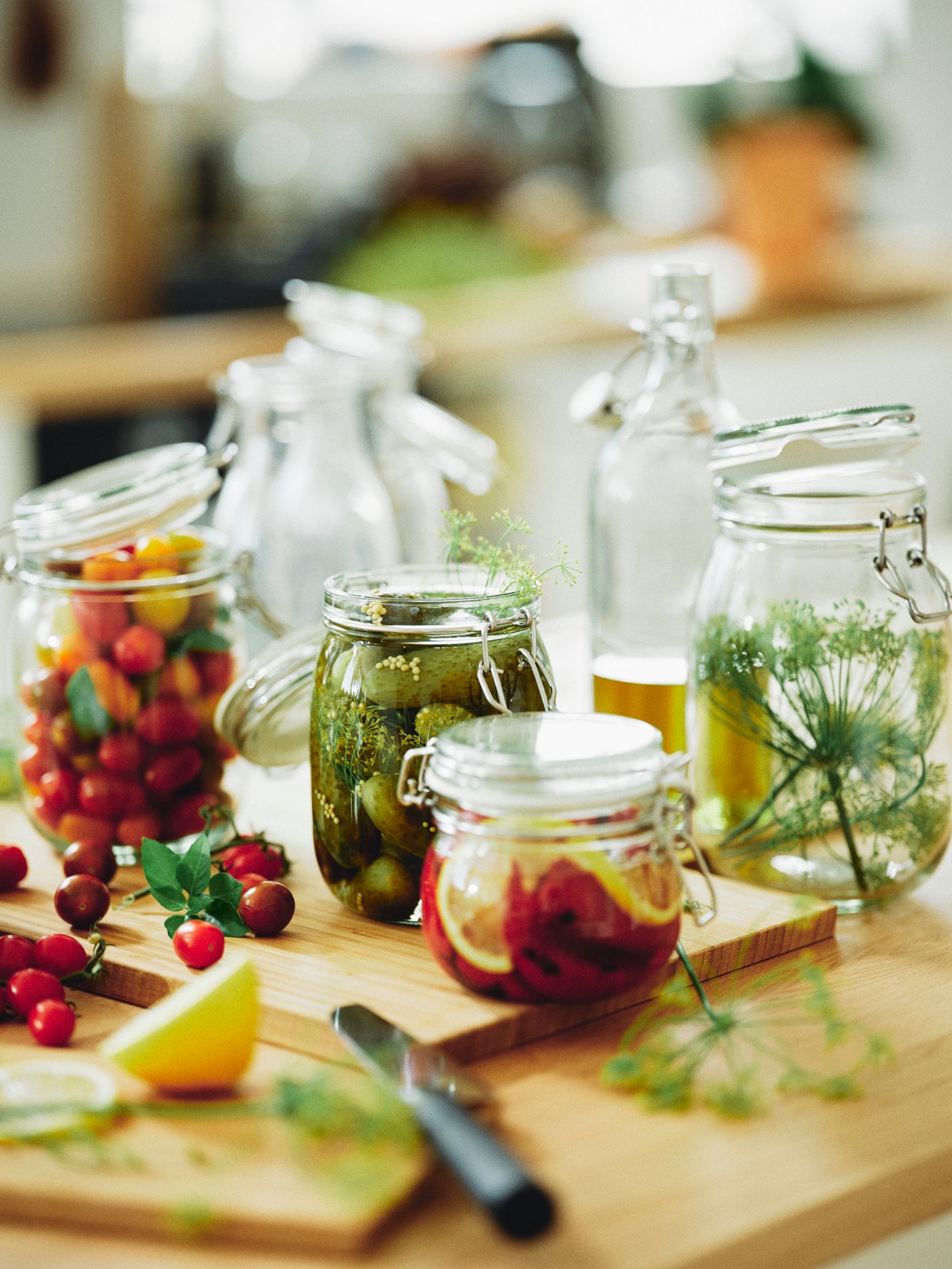 KORKEN glass jars