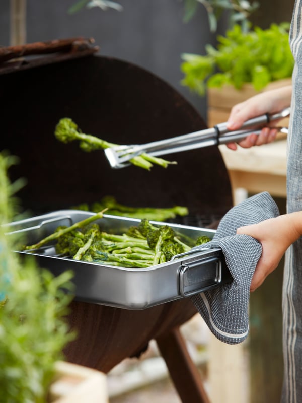 GRILLTIDER set alata za roštilj od 3 dela koji se koristi zajedno s KONCIS pekačem sa gril rešetkom 