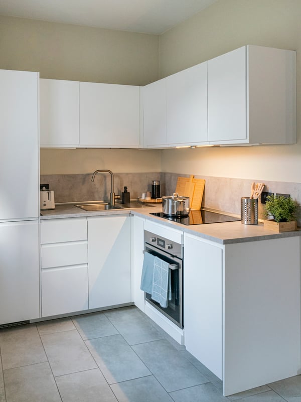 An IKEA 300 black VILSTA induction hob