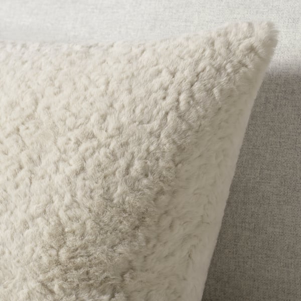 Funda de cojín NÄTNÄVA beige de 48x48 cm.
