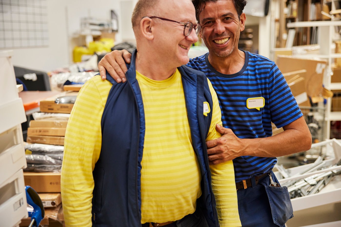 IKEA coworkers in the IKEA workplace