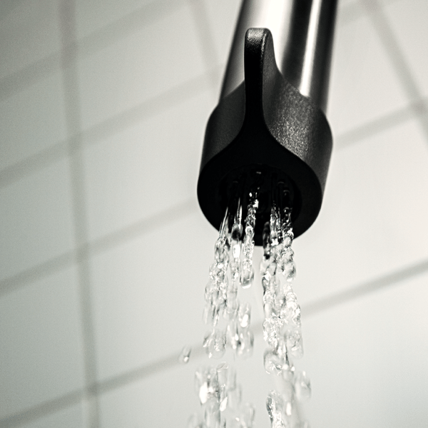 An ÅBÄCKEN mist nozzle for mixer tap