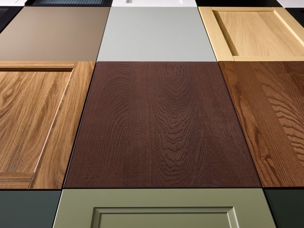 A brown walnut effect ENKÖPING door in the NA