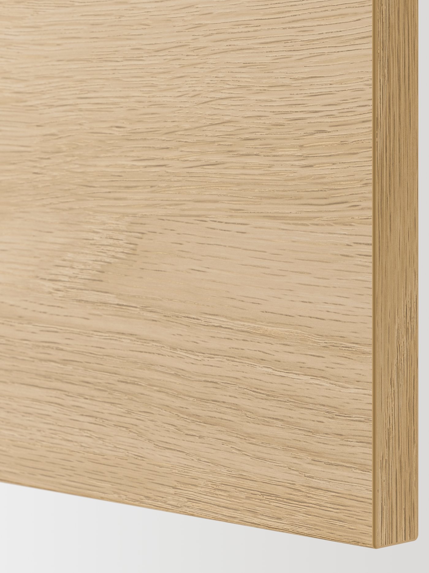 An oak effect ENHET door in the NA