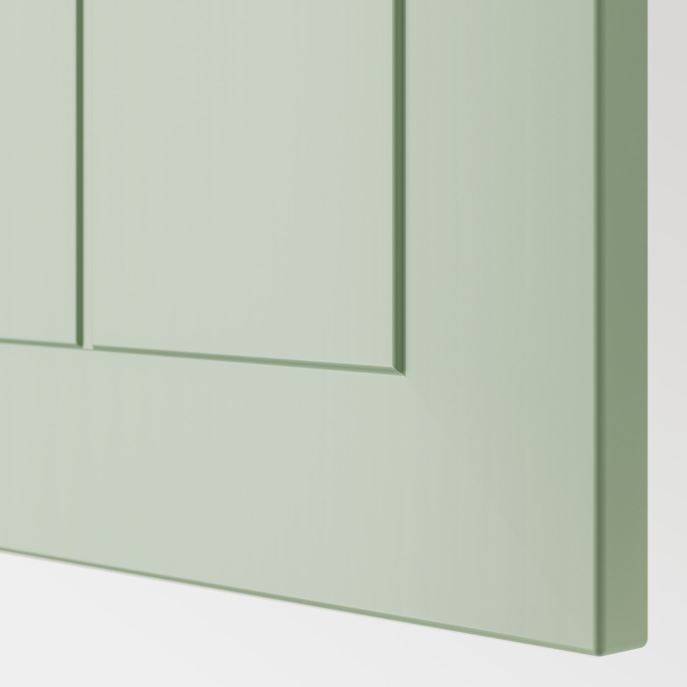 A light green STENSUND door