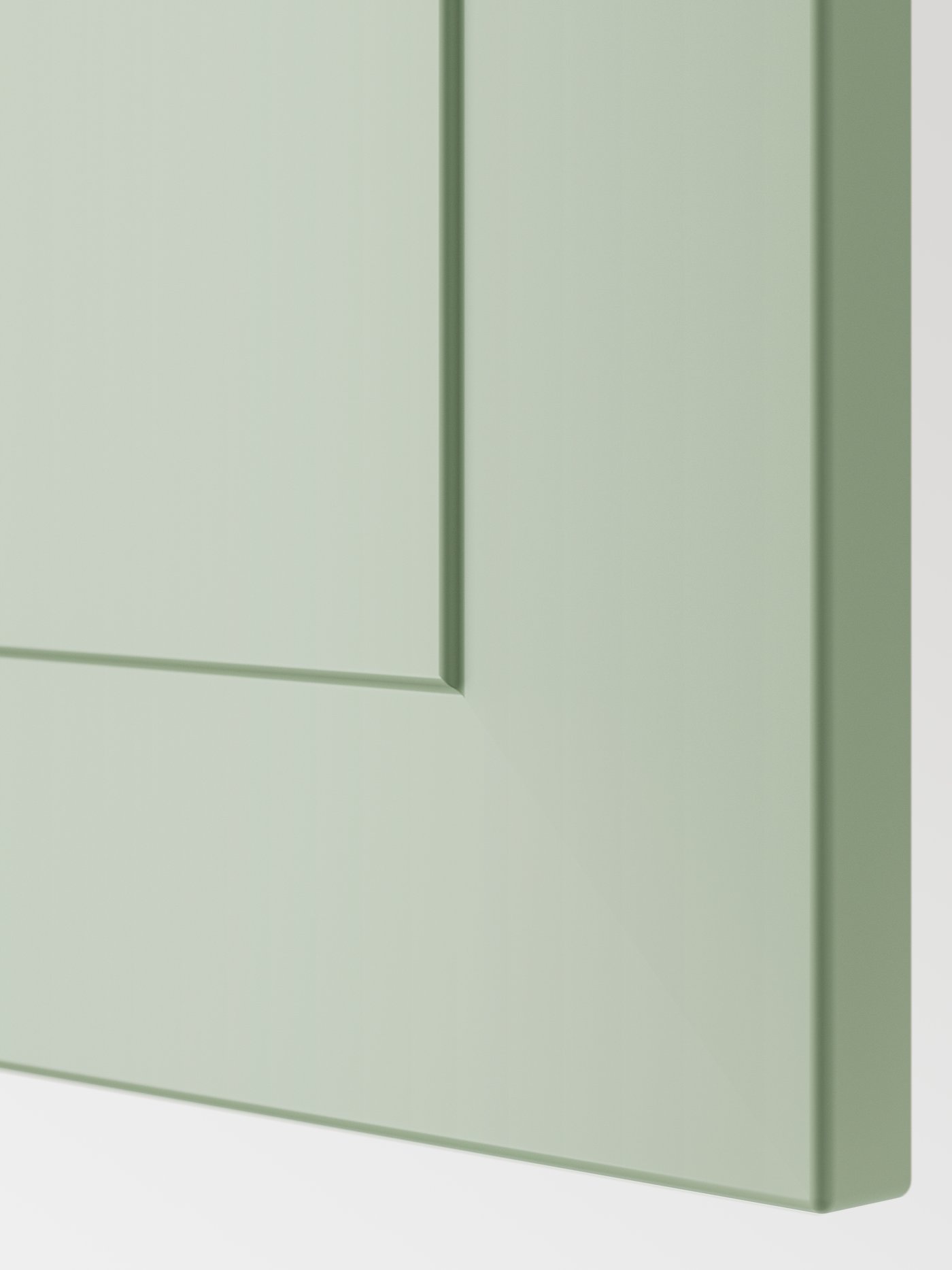 A light green STENSUND door
