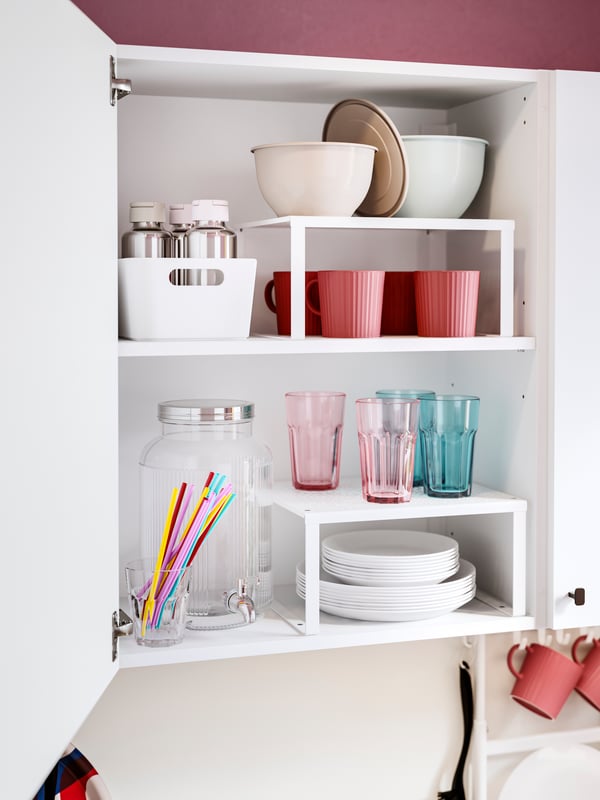A white VARIERA shelf insert