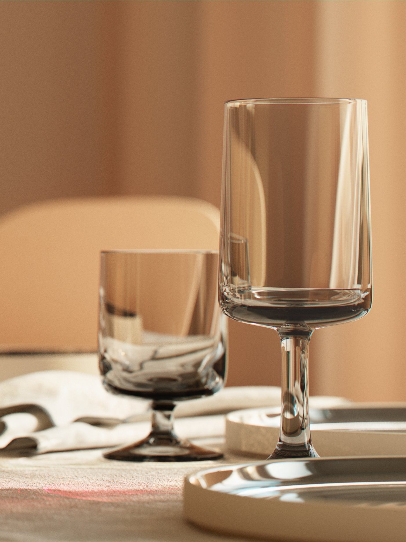 A grey OMBONAD goblet