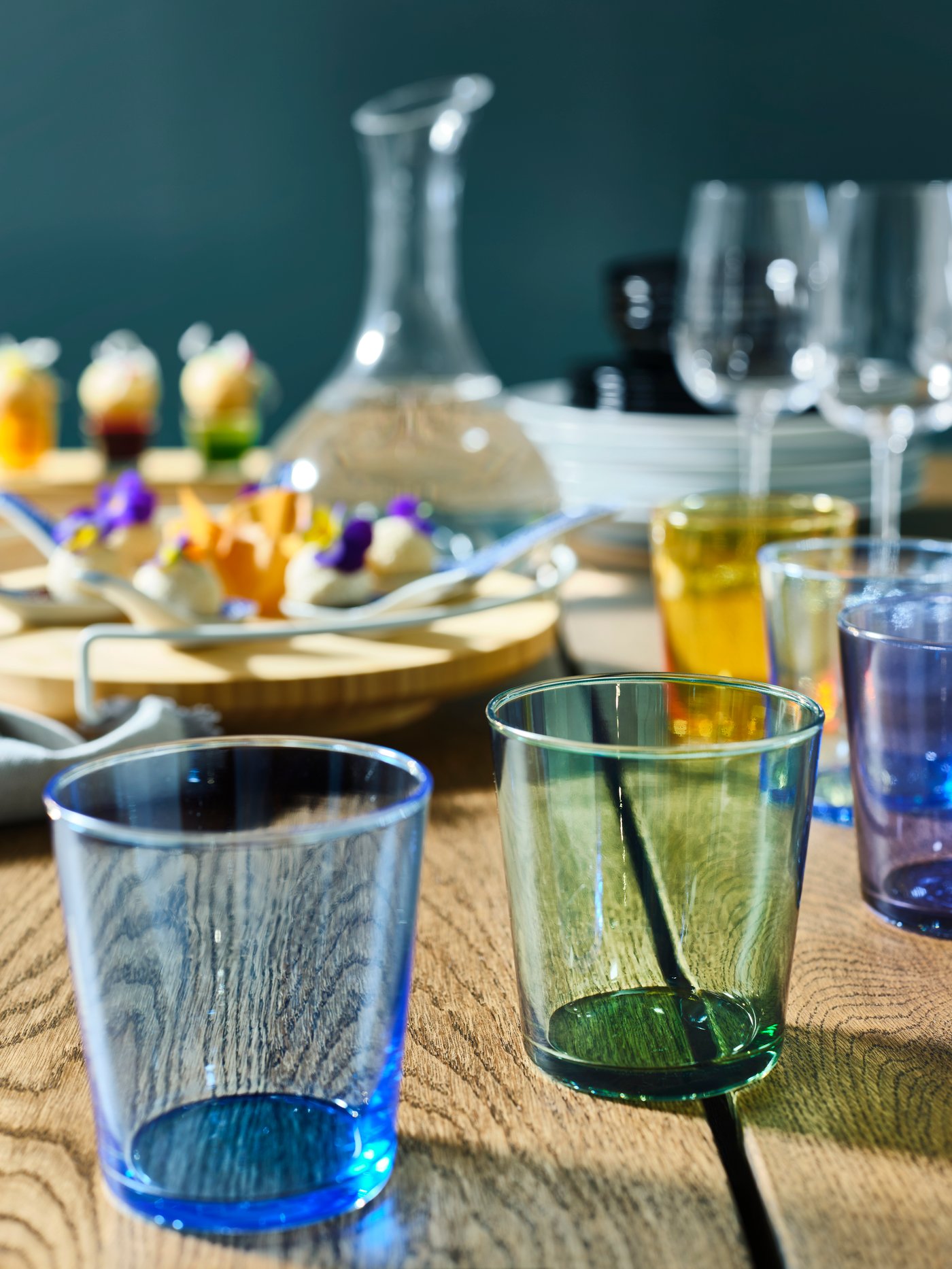 An organizer bamboo APTITLIG lazy Susan