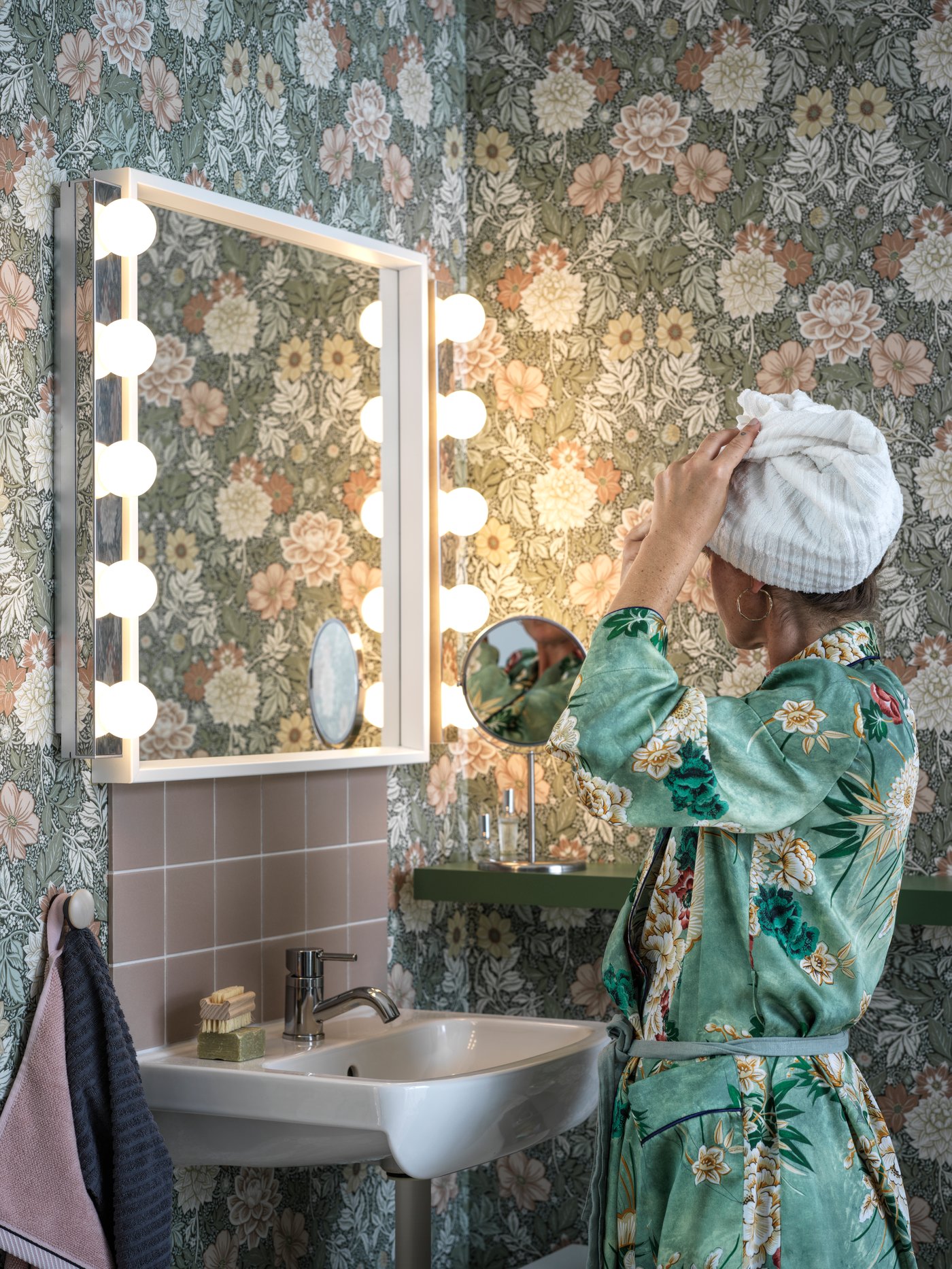 A white NISSEDAL mirror