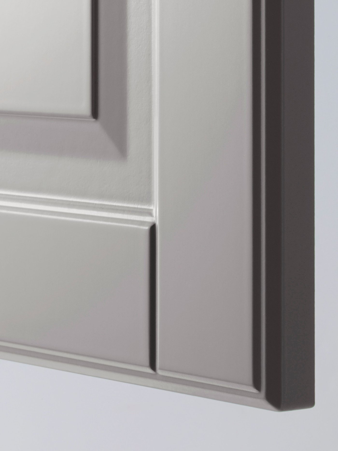 A grey BODBYN door