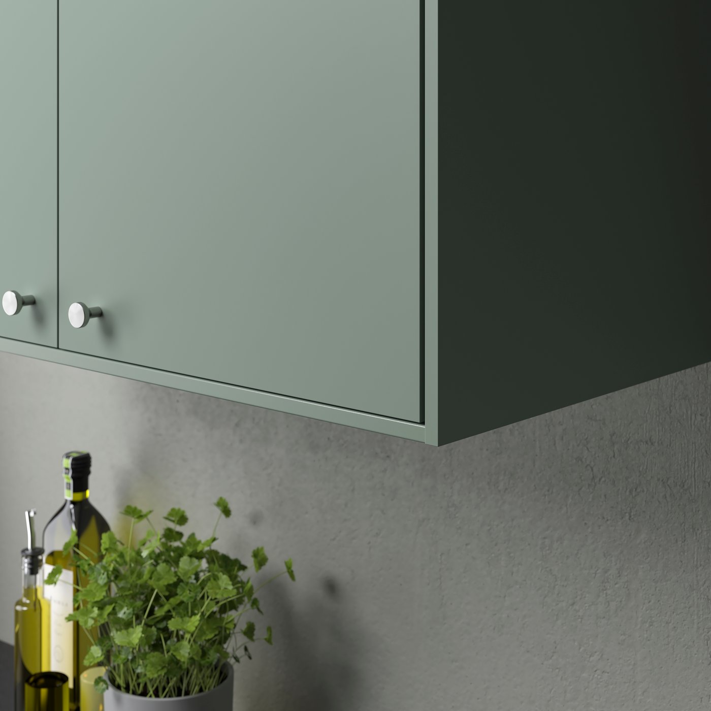 A matt grey-green NICKEBO deco strip