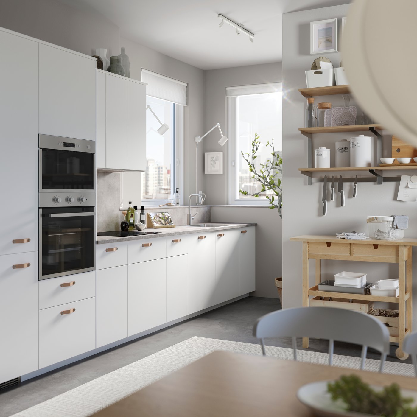 An IKEA 300 stainless steel MATÄLSKARE forced air oven