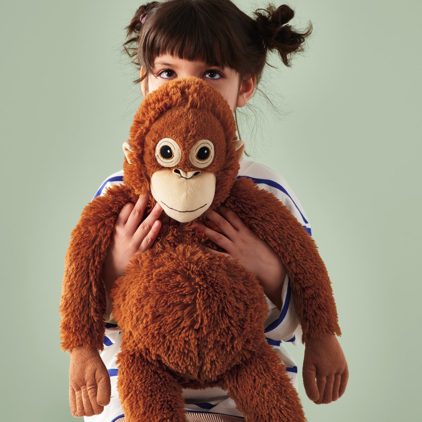 An orangutan DJUNGELSKOG soft toy