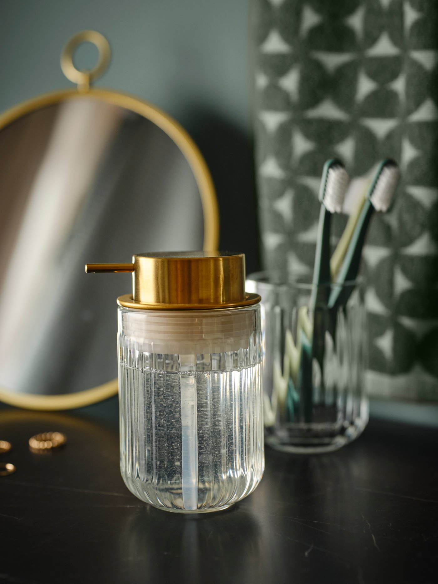 A SILVTJÄRN soap dispenser